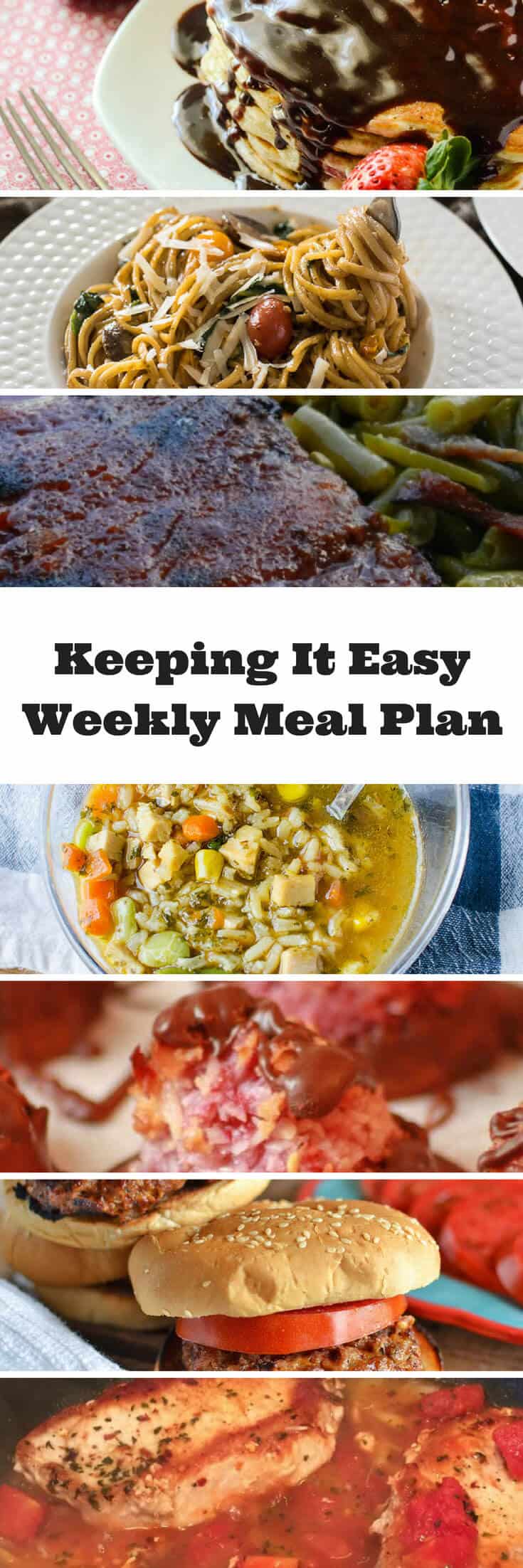 #KeepItEasy Weekly Meal Plan - Week 4
